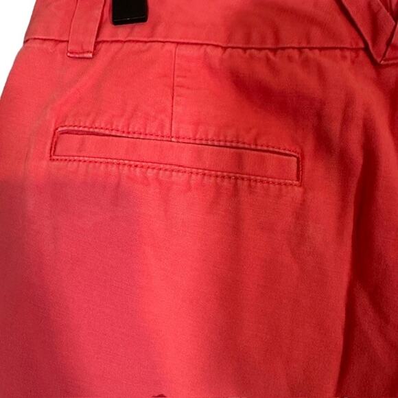 Gap Pink Cotton Boyfriend Roll Up Khaki Chino Bermuda Shorts Women Sz 6 - Picture 8 of 12